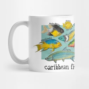 Caribbean tropical fish Mug